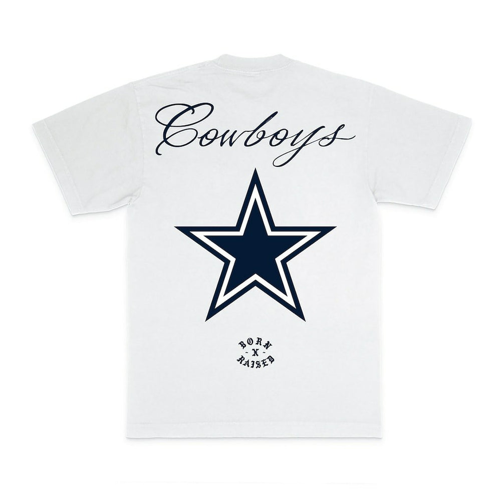 Dallas Cowboys Born x Raised Unisex Fine Line T-Shirt White - NFL