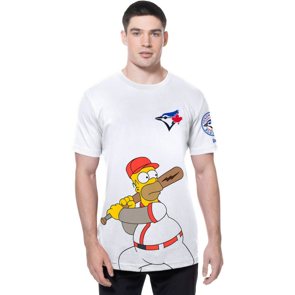 Toronto Blue Jays New Era MLB x Simpsons Homer Wonderbat T-Shirt On Sale