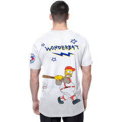 Toronto Blue Jays New Era MLB x Simpsons Homer Wonderbat T-Shirt On Sale