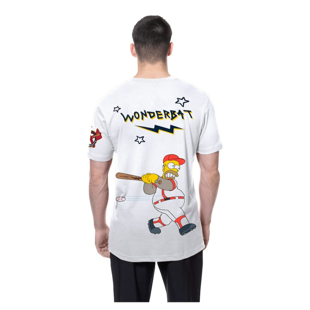 Atlanta Braves New Era MLB x Simpsons Homer Wonderbat T-Shirt Lifestyle