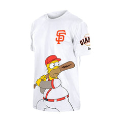 San Francisco Giants New Era MLB x Simpsons Homer Wunderbat SS Tee Clearance