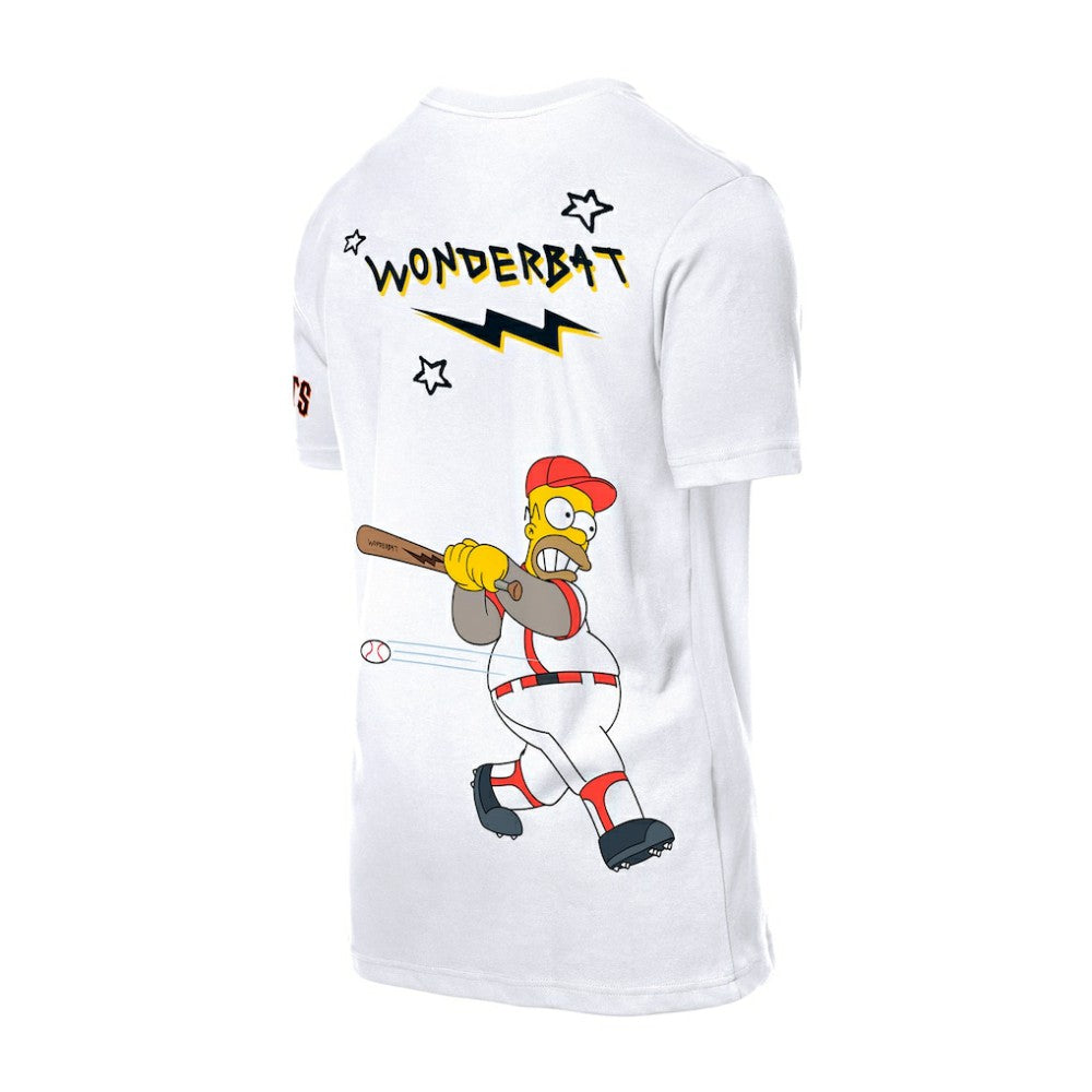 San Francisco Giants New Era MLB x Simpsons Homer Wunderbat SS Tee Clearance