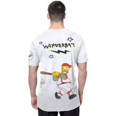Los Angeles Dodgers New Era MLB x Simpsons Homer Wonderbat T-Shirt Clearance