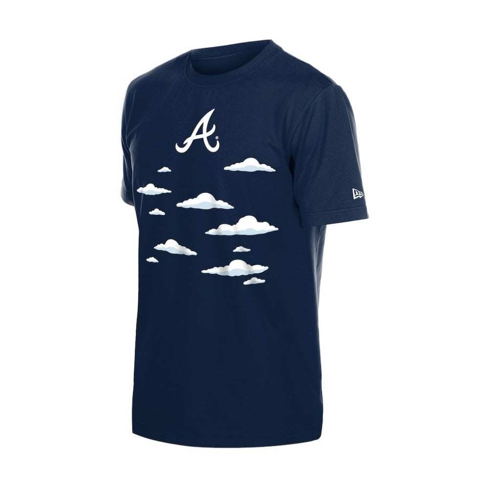 Atlanta Braves New Era MLB x Simpsons 2026 Collab Clouds T-Shirt Lifestyle