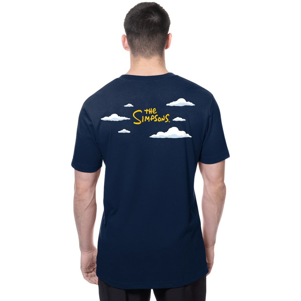 Houston Astros New Era MLB x Simpsons 2026 Collab Clouds T-Shirt On Sale