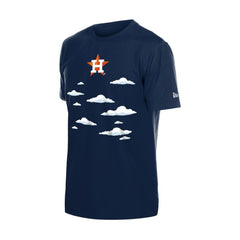 Houston Astros New Era MLB x Simpsons 2026 Collab Clouds T-Shirt On Sale