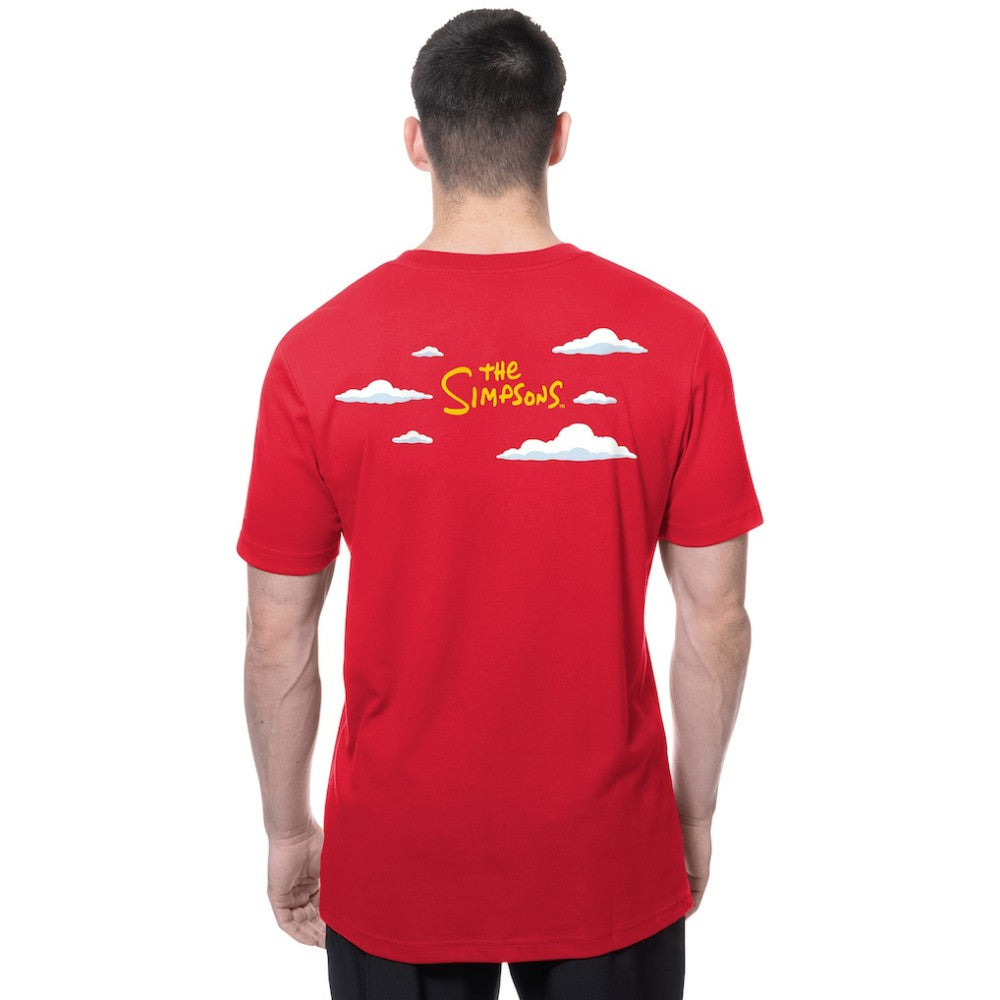 Texas Rangers New Era MLB x Simpsons 2026 Collab Clouds T-Shirt for sale