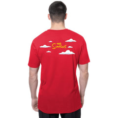 Texas Rangers New Era MLB x Simpsons 2026 Collab Clouds T-Shirt for sale