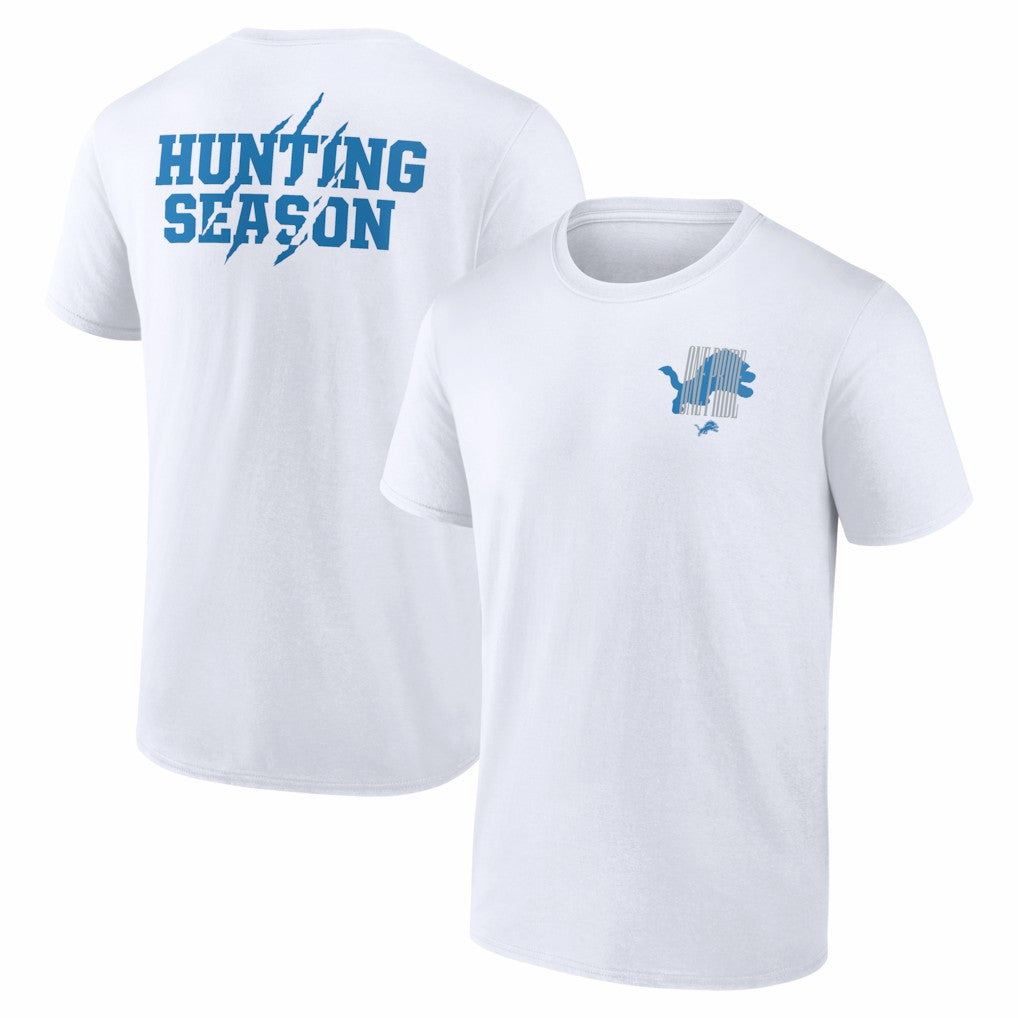 Detroit Lions Hunting Season T-Shirt White - NFL