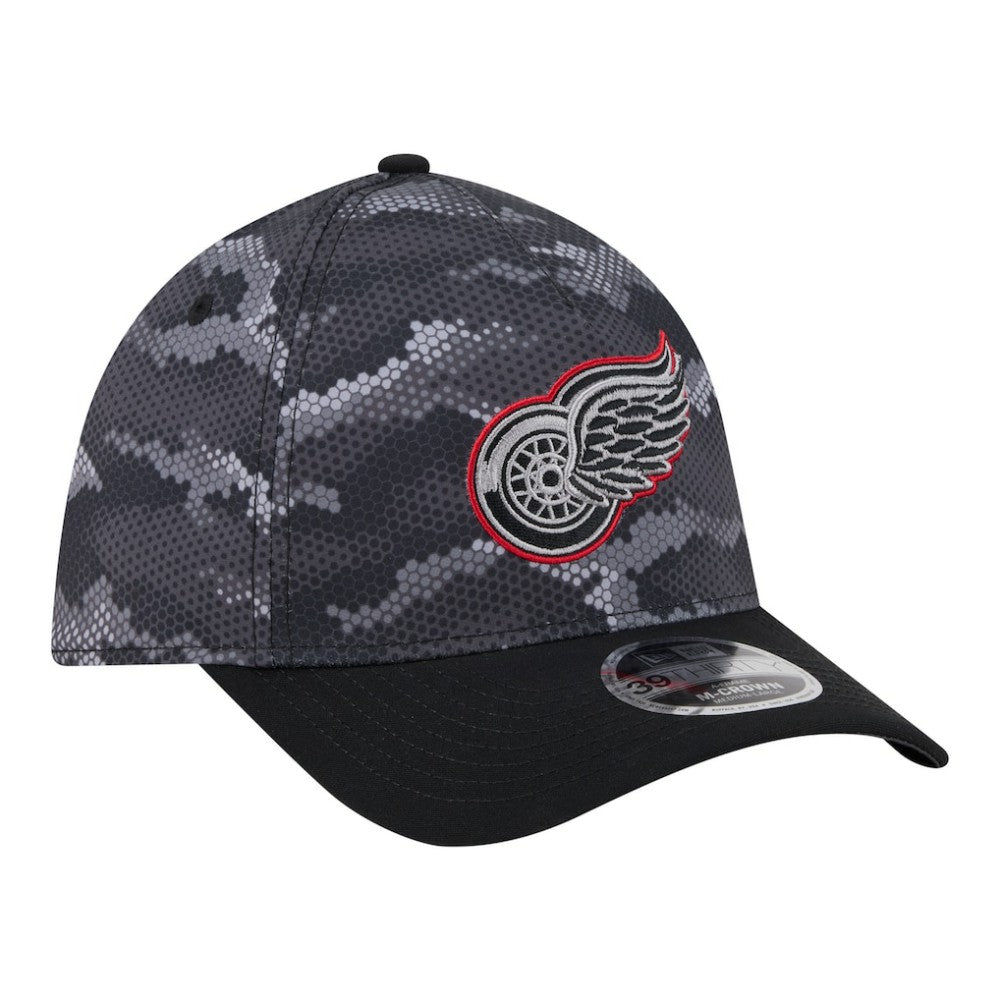 Detroit Red Wings - New Era Zero Dark 39THIRTY Flex Hat Black