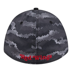 Detroit Red Wings - New Era Zero Dark 39THIRTY Flex Hat Black