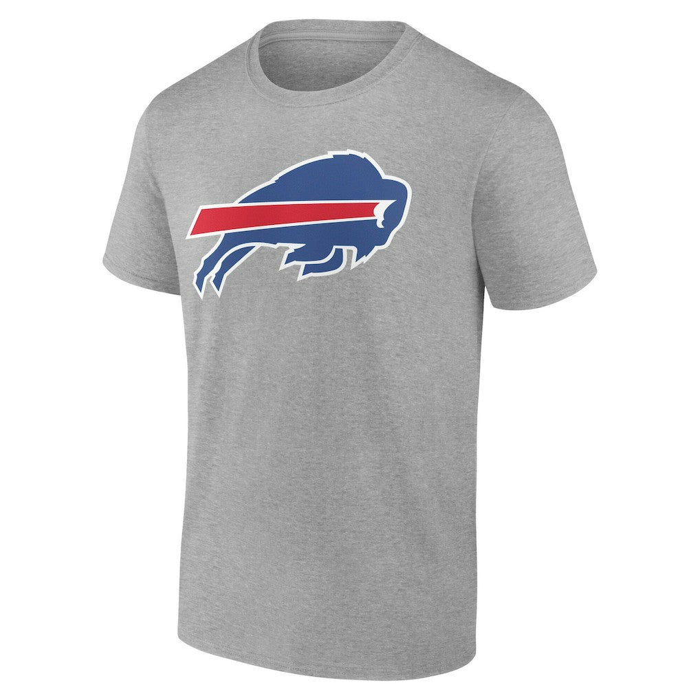 Buffalo Bills Team Authentic Personalized Name & Number T-Shirt Gray - NFL