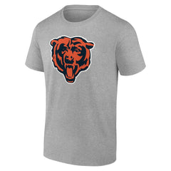 Chicago Bears Team Authentic Personalized Name & Number T-Shirt Gray - NFL