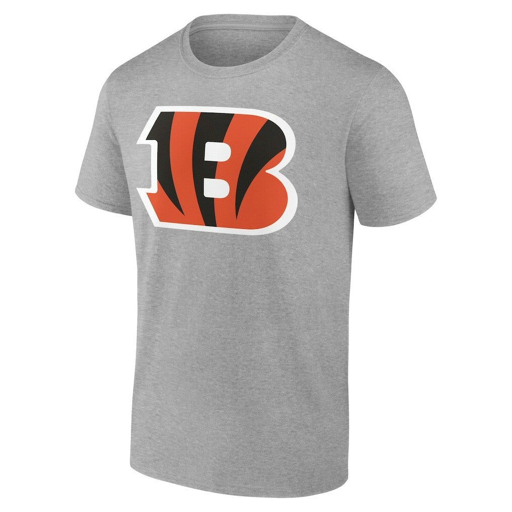 Cincinnati Bengals Team Authentic Personalized Name & Number T-Shirt Gray - NFL