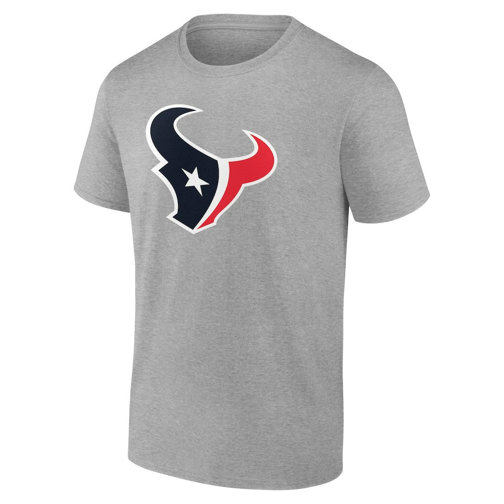 Houston Texans Team Authentic Personalized Name & Number T-Shirt Gray - NFL