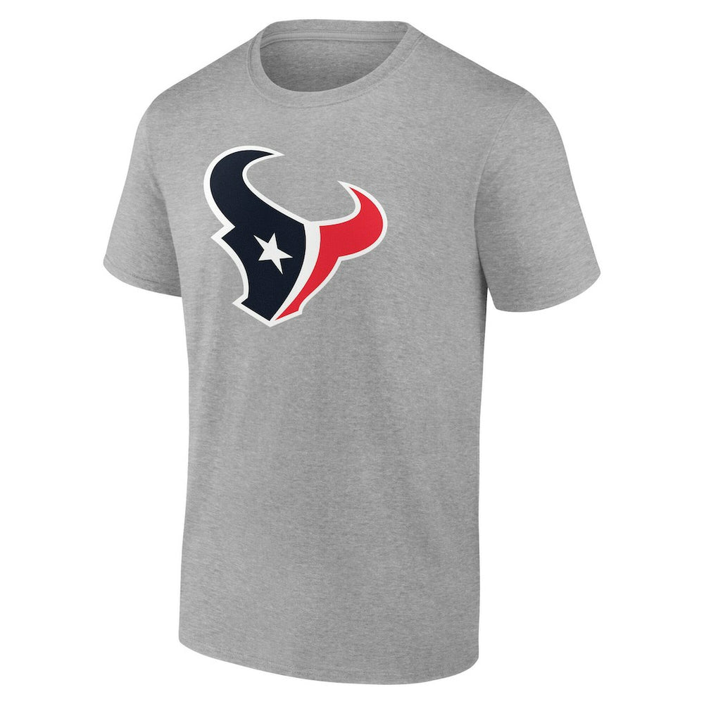 Houston Texans Team Authentic Personalized Name & Number T-Shirt Gray - NFL