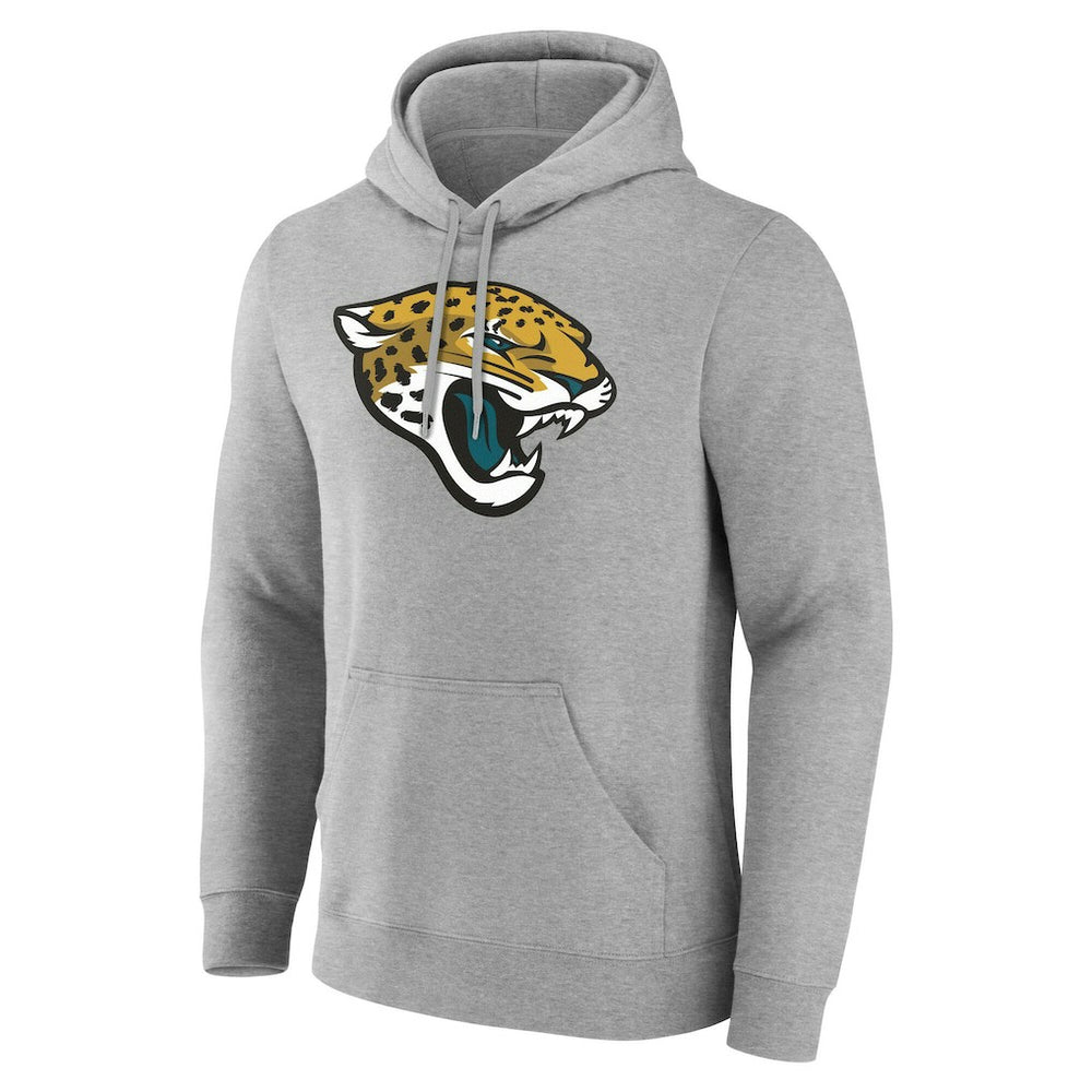 Jacksonville Jaguars Team Authentic Personalized Name & Number Hoodie Gray - NFL