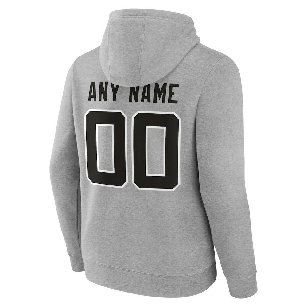 Jacksonville Jaguars Team Authentic Personalized Name & Number Hoodie Gray - NFL