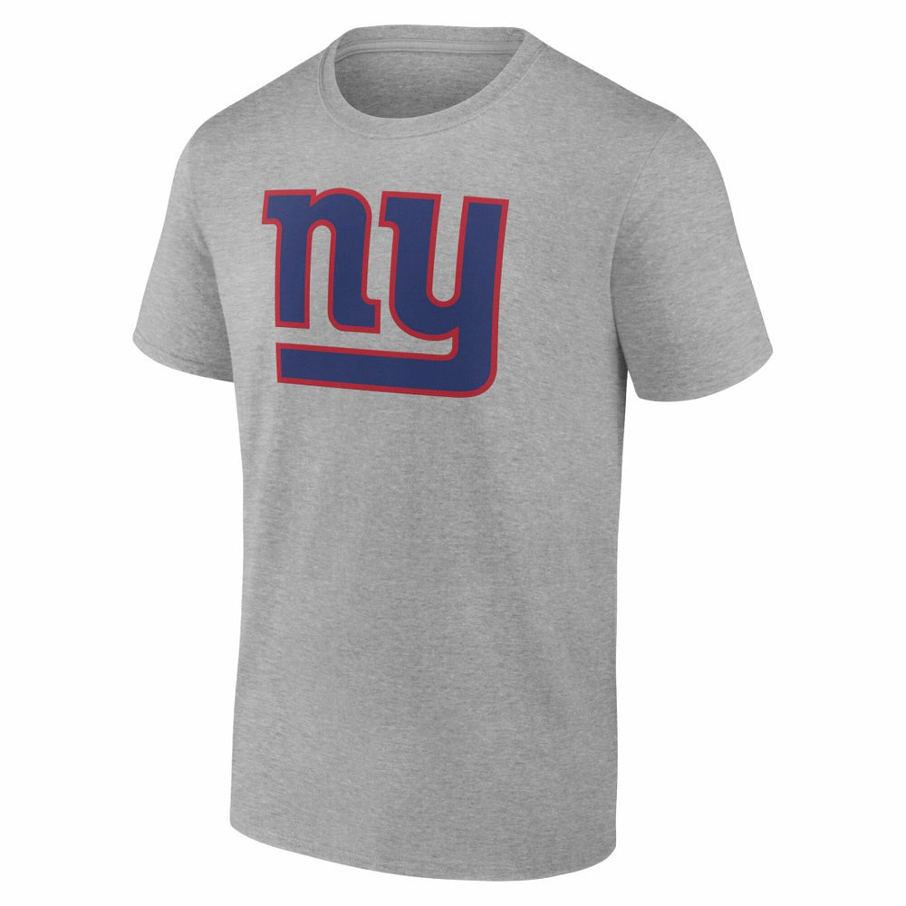 New York Giants Team Authentic Personalized Name & Number T-Shirt Gray - NFL