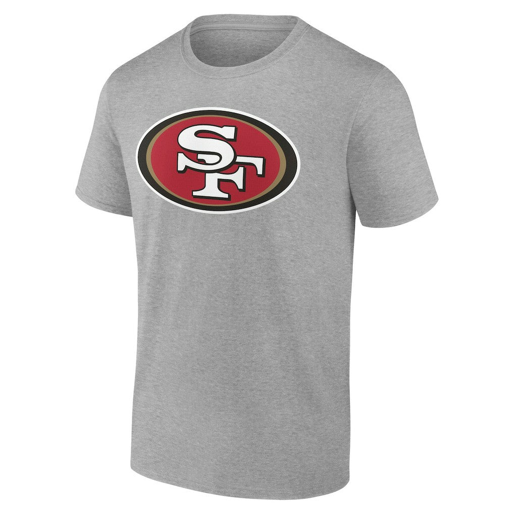 San Francisco 49ers Team Authentic Personalized Name & Number T-Shirt Gray - NFL