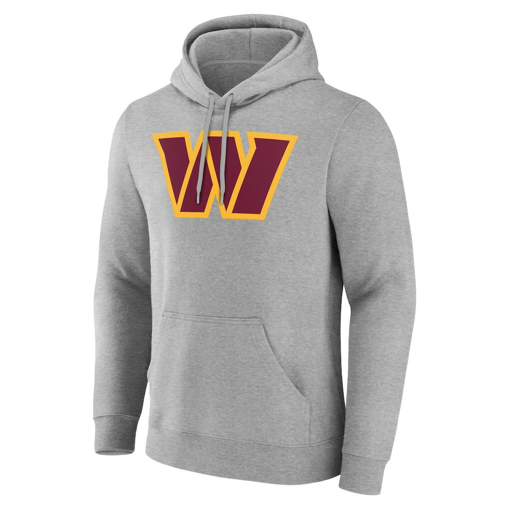 Washington Commanders Team Authentic Personalized Name & Number Hoodie Gray - NFL