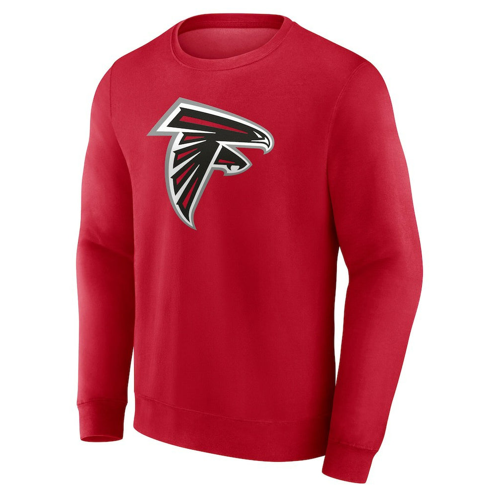 Atlanta Falcons Team Authentic Personalized Name & Number Sweatshirt Red - NFL