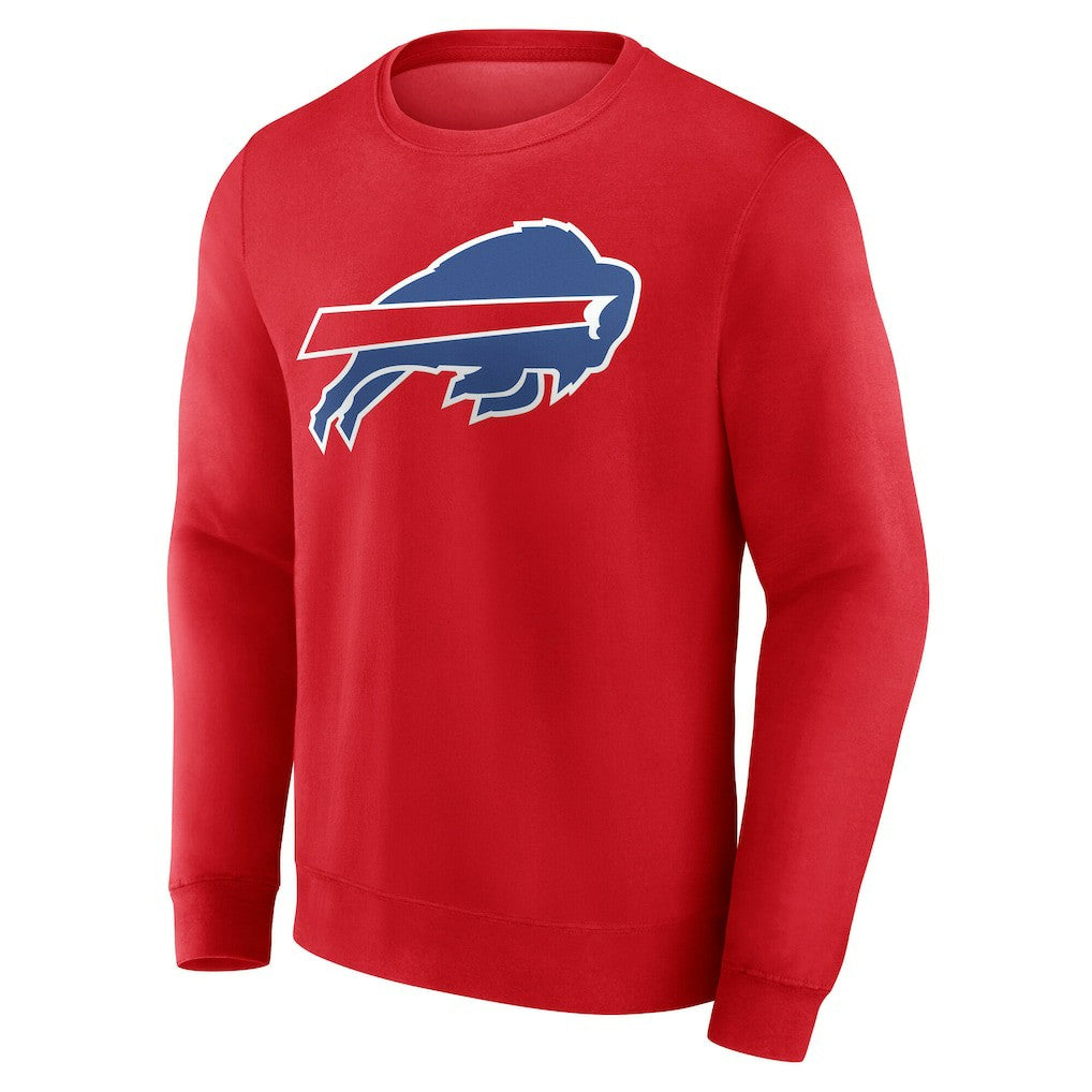 Buffalo Bills Team Authentic Personalized Name & Number Sweatshirt Red - NFL