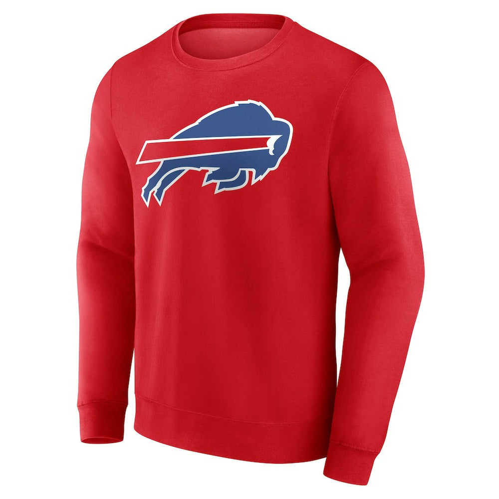 Buffalo Bills Team Authentic Personalized Name & Number Sweatshirt Red - NFL