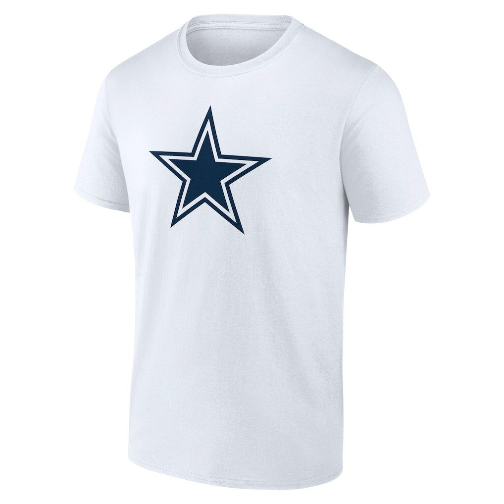 Dallas Cowboys Team Authentic Personalized Name & Number T-Shirt White - NFL