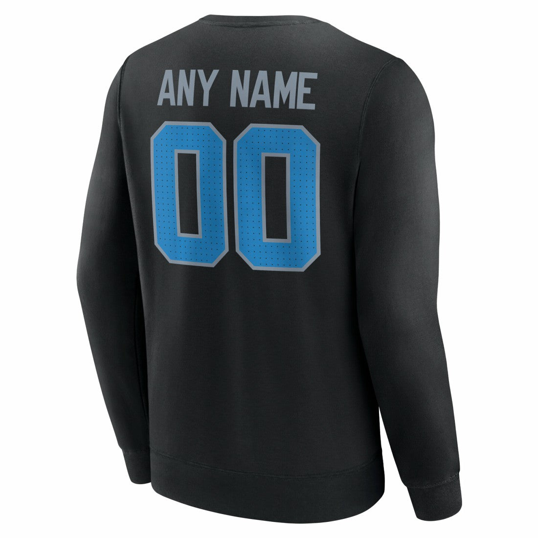Detroit Lions Team Authentic Personalized Name & Number Sweatshirt Black - NFL