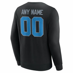 Detroit Lions Team Authentic Personalized Name & Number Sweatshirt Black - NFL