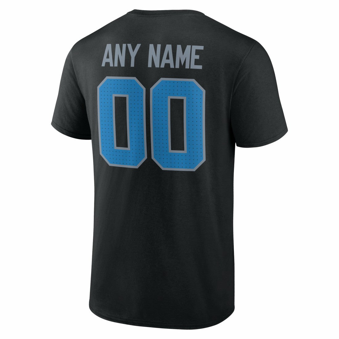 Detroit Lions Team Authentic Personalized Name & Number T-Shirt Black - NFL