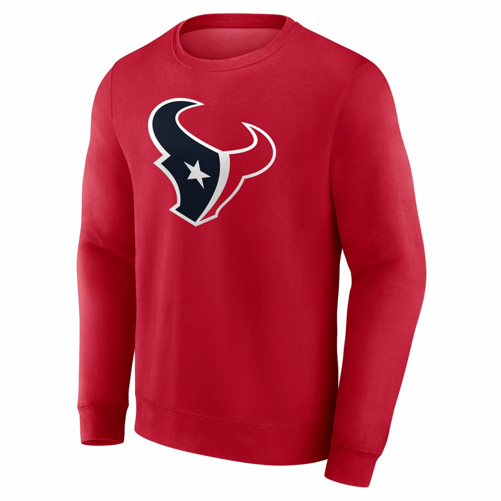 Houston Texans Team Authentic Personalized Name & Number Sweatshirt Red - NFL