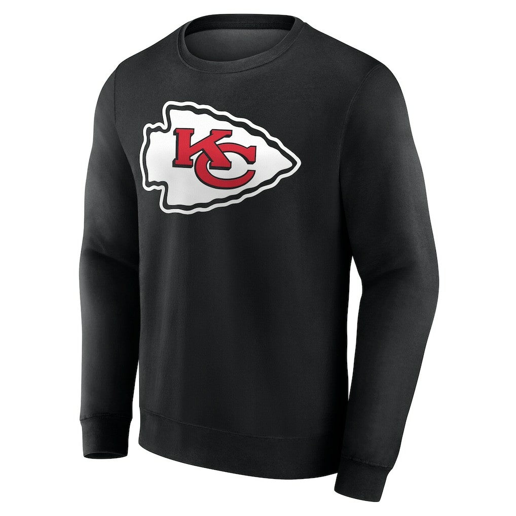 Kansas City Chiefs Team Authentic Personalized Name & Number Sweatshirt Black - NFL