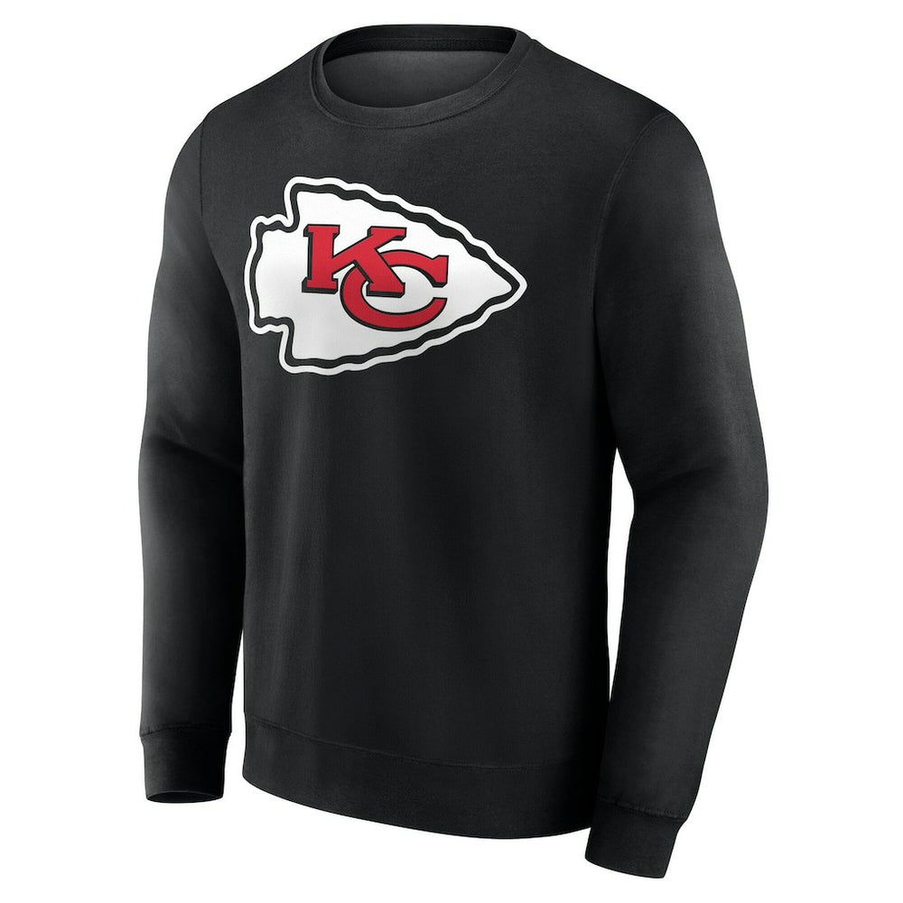Kansas City Chiefs Team Authentic Personalized Name & Number Sweatshirt Black - NFL