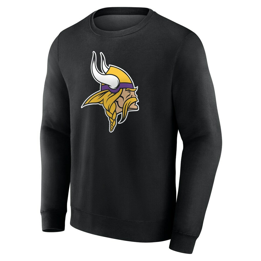 Minnesota Vikings Team Authentic Personalized Name & Number Sweatshirt Black - NFL