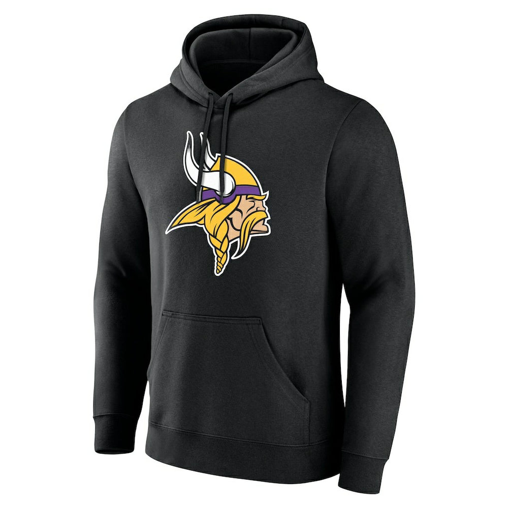 Minnesota Vikings Team Authentic Personalized Name & Number Hoodie Black - NFL