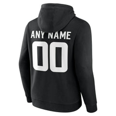 Minnesota Vikings Team Authentic Personalized Name & Number Hoodie Black - NFL