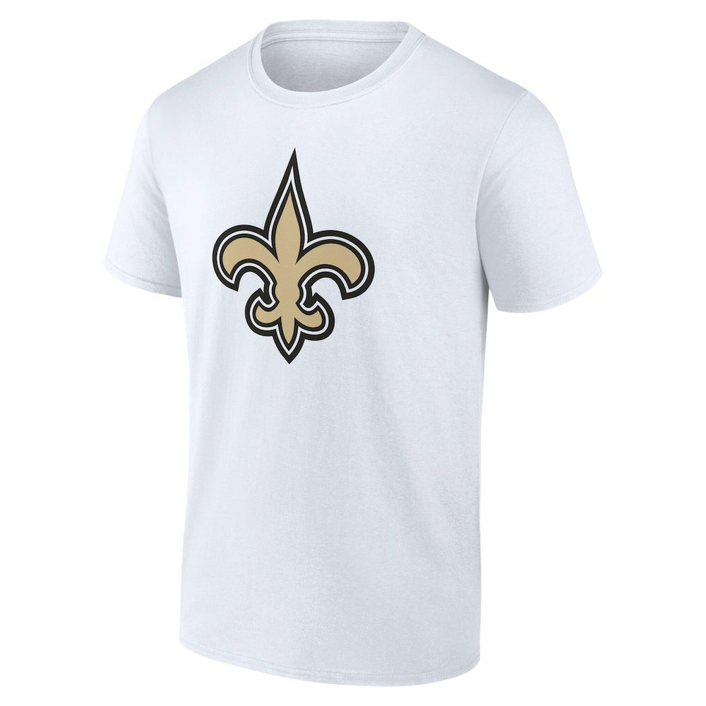 New Orleans Saints Team Authentic Personalized Name & Number T-Shirt White - NFL