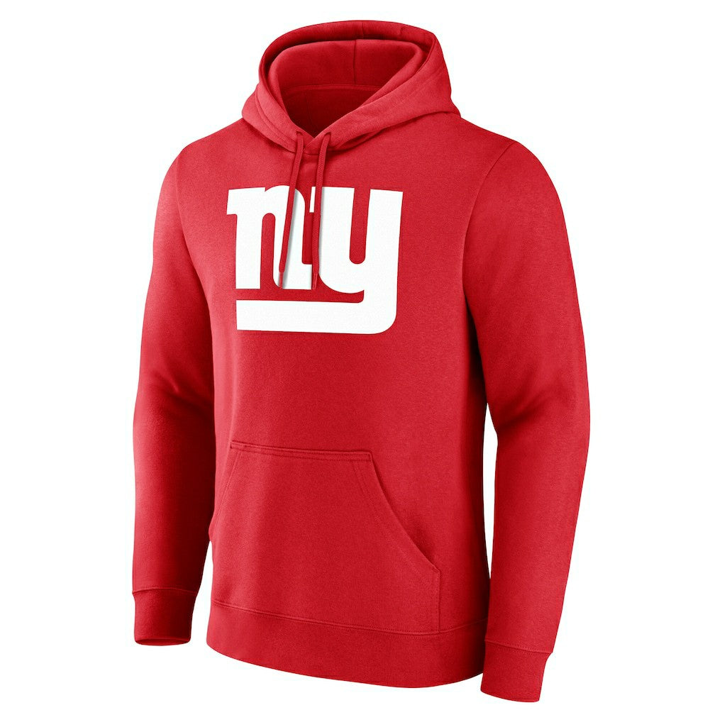 New York Giants Team Authentic Personalized Name & Number Hoodie Red - NFL