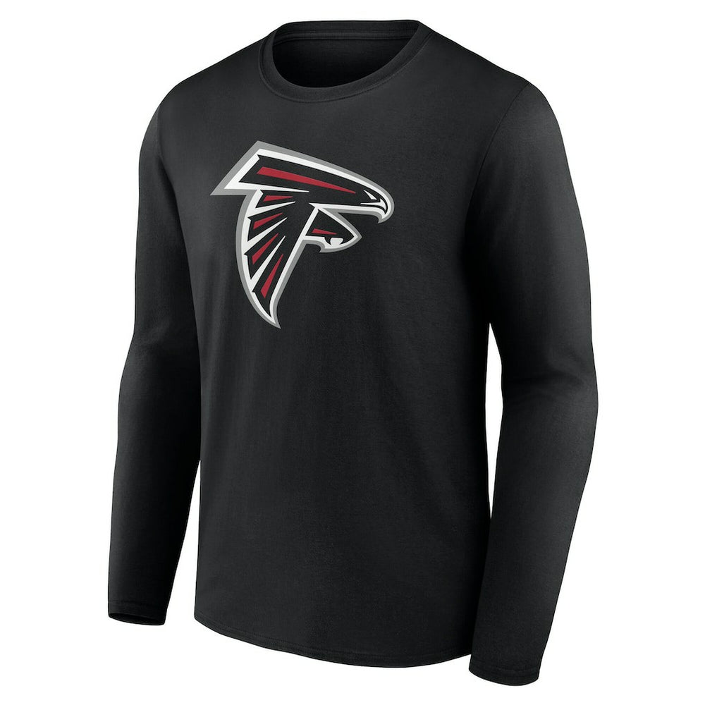 Atlanta Falcons Team Authentic Personalized Name & Number Long Sleeve T-Shirt Black - NFL