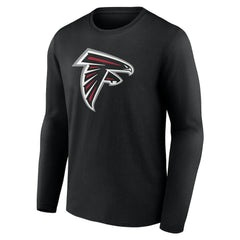 Atlanta Falcons Team Authentic Personalized Name & Number Long Sleeve T-Shirt Black - NFL