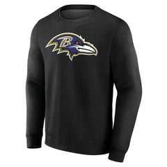 Baltimore Ravens Team Authentic Personalized Name & Number Sweatshirt Black - NFL