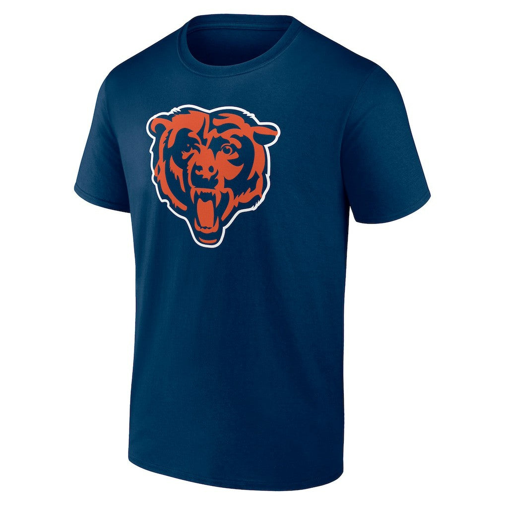 Chicago Bears Team Authentic Personalized Name & Number T-Shirt Navy - NFL