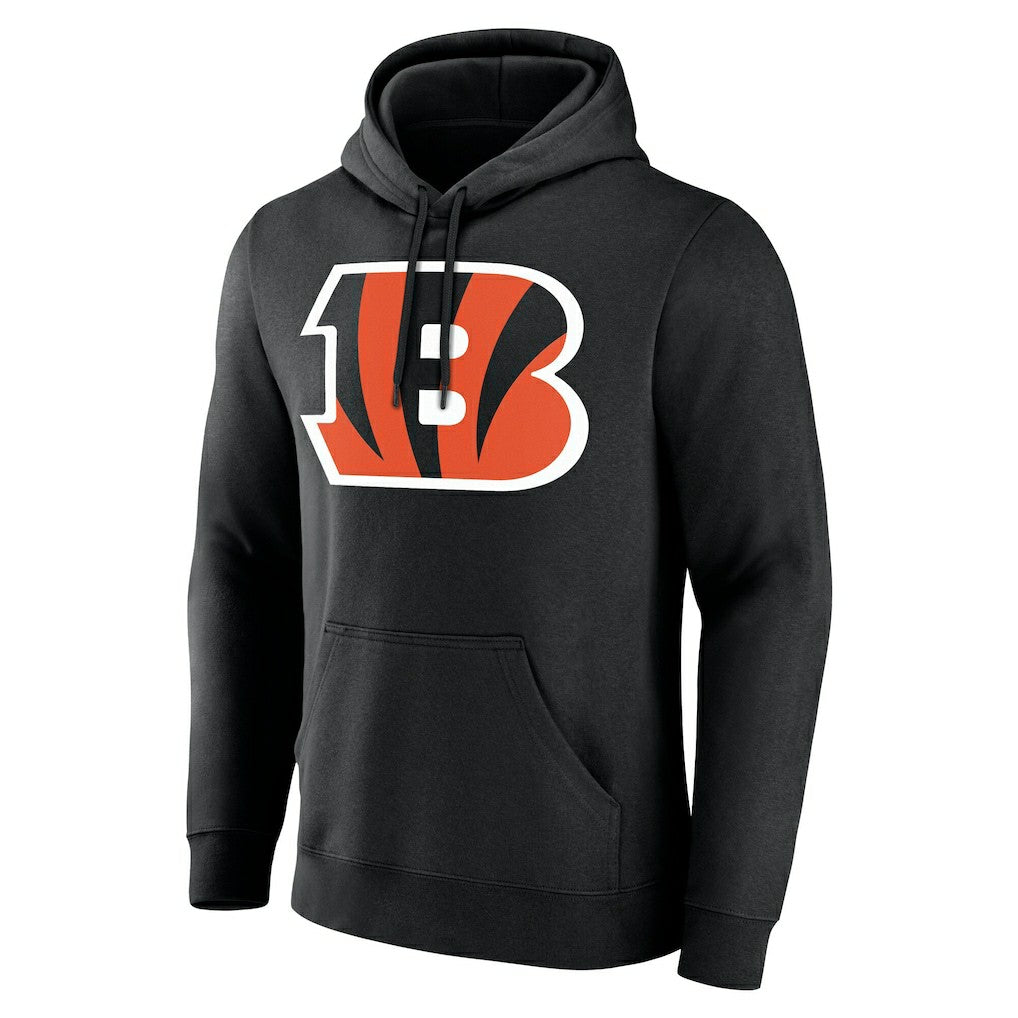 Cincinnati Bengals Team Authentic Personalized Name & Number Hoodie Black - NFL