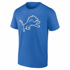 Detroit Lions Team Authentic Personalized Name & Number T-Shirt Blue - NFL