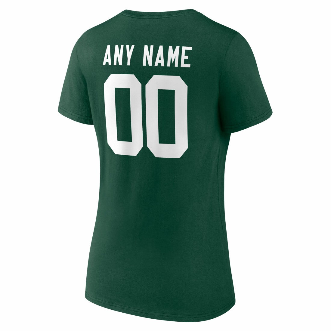 Green Bay Packers Women's Team Authentic Personalized Name & Number V-Neck T-Shirt Green - NFL