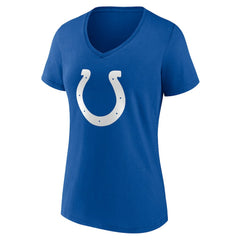 Indianapolis Colts Women's Team Authentic Personalized Name & Number V-Neck T-Shirt Royal - NFL