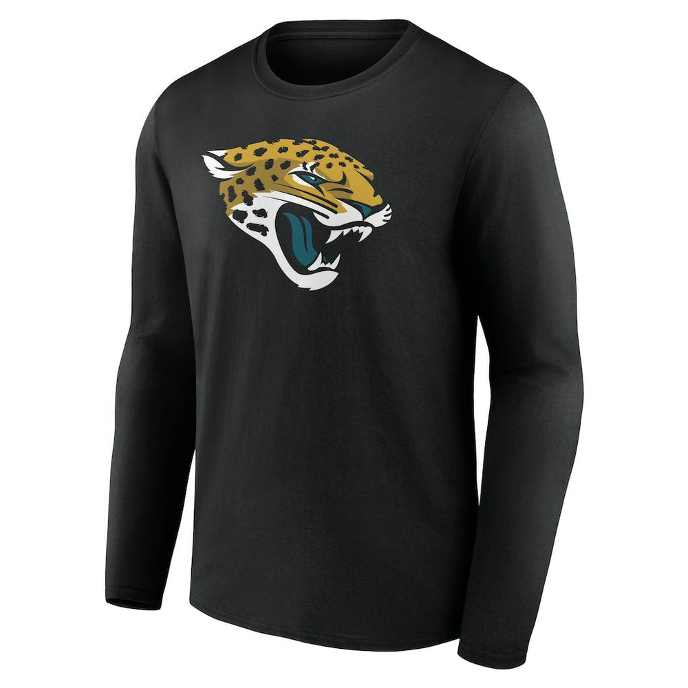 Jacksonville Jaguars Team Authentic Personalized Name & Number Long Sleeve T-Shirt Black - NFL