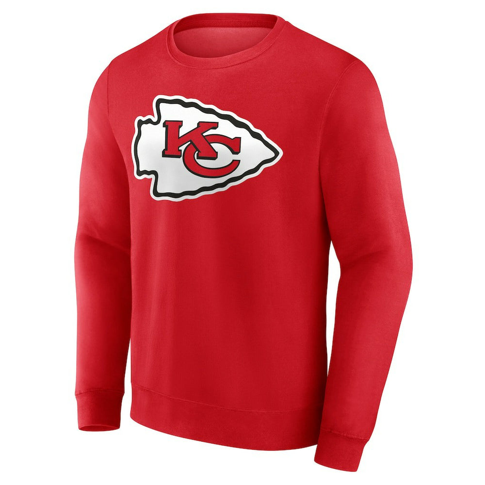 Kansas City Chiefs Team Authentic Personalized Name & Number Sweatshirt Red - NFL